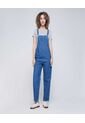 Overol Para Mujer Overol Color Azul Medio Marca Ostu #40290007 de Ostu