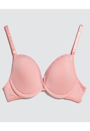 Brasier Para Mujer Media Copa Color Rosado Marca Ostu #40830013