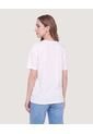 Camiseta Relaxed Con Screen Cruella  Para Mujer Crema Ostu de Ostu