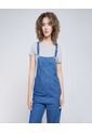 Overol Para Mujer Overol Color Azul Medio Marca Ostu #40290007 de Ostu