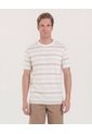 Camiseta  Para Hombre Manga Corta Cuello Redondo Color Arena Marca Ostu #60091811 de Ostu