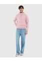 Buzo Para Hombre Hoodie Color Rosado  Marca Ostu #60060395 de Ostu