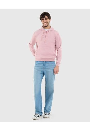 Buzo Para Hombre Hoodie Color Rosado  Marca Ostu #60060395