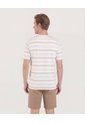 Camiseta  Para Hombre Manga Corta Cuello Redondo Color Arena Marca Ostu #60091811 de Ostu
