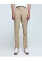 Jean Para Hombre Regular Color Beige Marca Ostu #60160297 de Ostu