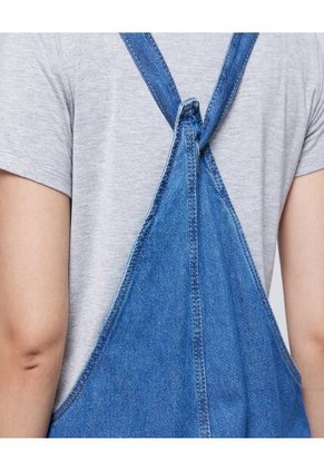 Overol Para Mujer Overol Color Azul Medio Marca Ostu #40290007