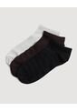 Medias Invisibles Pack X3 X3 Para Hombre Negro Ostu de Ostu