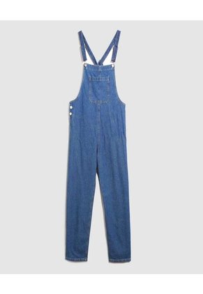Overol Para Mujer Overol Color Azul Medio Marca Ostu #40290007
