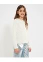 Camiseta Infantil Niña Manga Larga Cuello Redondo Color Crudo Marca Ostu #90090321 de Ostu