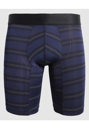 Boxer Para Hombre Filete Medio Microfibra Color Azul Marca Ostu #60000459