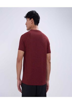 Camiseta Para Hombre Manga Corta Color Vino Marca Ostu #60091481