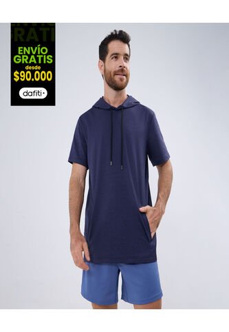 Camiseta Para Hombre Manga Corta Color Azul  Marca Ostu #60091383 Ostu