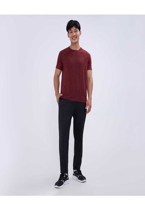 Camiseta Para Hombre Manga Corta Color Vino Marca Ostu #60091481