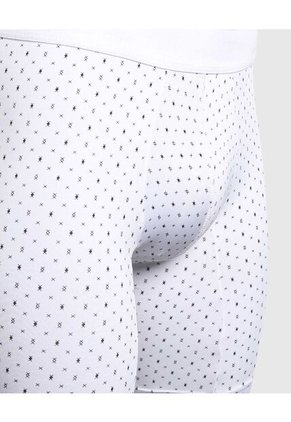 Boxer Para Hombre Filete Medio Microfibra Color Blanco Marca Ostu #60000523