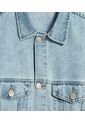 Chaqueta Para Hombre Trucker Color Azul Claro Marca Ostu #60080163 de Ostu