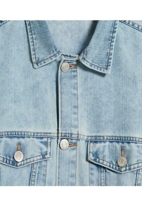 Chaqueta Para Hombre Trucker Color Azul Claro Marca Ostu #60080163