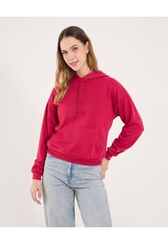 Buzo Para Mujer Hoodie Color Rojo Marca Ostu #40060459 Ostu