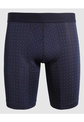 Boxer Para Hombre Filete Medio Microfibra Color Azul  Marca Ostu #60000454