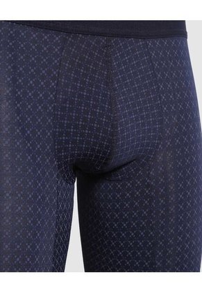 Boxer Para Hombre Filete Medio Microfibra Color Azul  Marca Ostu #60000454