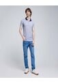 Polo Para Hombre Cuello Tejido Con Bolsillo Color Azul  Marca Ostu #60110675 de Ostu