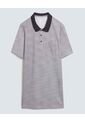 Polo Para Hombre Cuello Tejido Con Bolsillo Color Azul  Marca Ostu #60110675 de Ostu