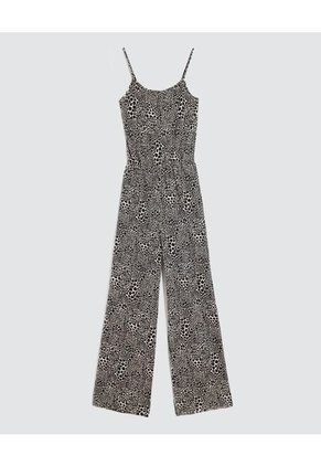 Enterizo Para Mujer Manga Sisa Color Negro Marca Ostu #40320127