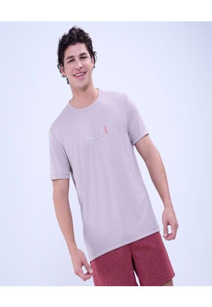 Camiseta Para Hombre Manga Corta Color Rosa Marca Ostu #60091486