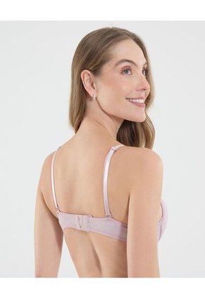 Brasier Para Mujer Media Copa Color Rosado Marca Ostu #40830017