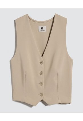 Chaleco Para Mujer  Color Arena Marca Ostu #40250016