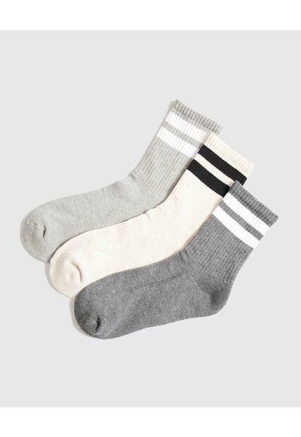 Medias Para Mujer Caña Media Color Negro Marca Ostu #40980226