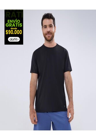 Camiseta Para Hombre Manga Corta Color Negro Marca Ostu #60091352 Ostu
