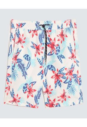 Pantaloneta Para Hombre De Baño Corta Color Rojo Marca Ostu #60270037