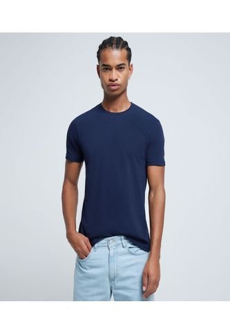 Camiseta Para Hombre Manga Corta Color Azul Marca Ostu #60090594 Ostu