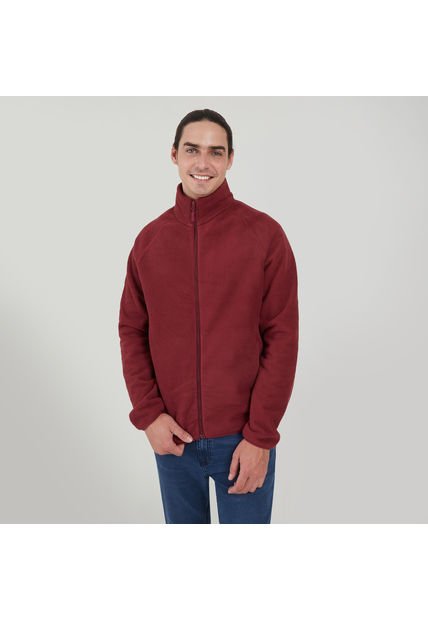Chaqueta Para Hombre Abrigo Color Vino Marca Ostu #60080109
