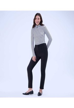 Pantalon Para Mujer  Color Negro Marca Ostu #40070707