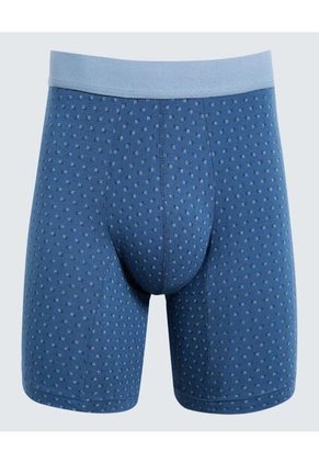 Boxer Para Hombre Filete Medio Algodón Color Azul  Marca Ostu #60000484