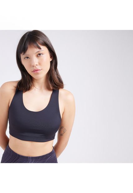 Top Para Mujer Top Color Negro Marca Ostu #40220302