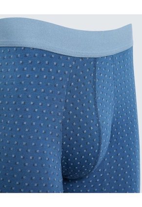 Boxer Para Hombre Filete Medio Algodón Color Azul  Marca Ostu #60000484