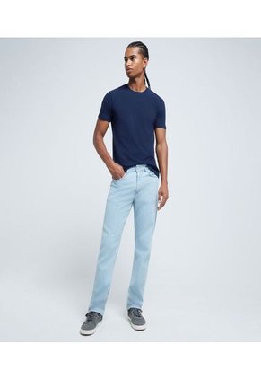 Camiseta Para Hombre Manga Corta Color Azul Marca Ostu #60090594