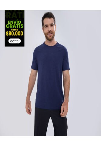 Camiseta Para Hombre Manga Corta Color Azul  Marca Ostu #60091286 Ostu