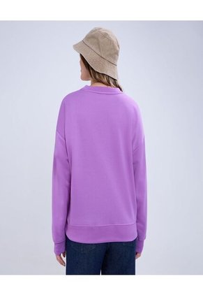 Buzo Para Mujer Cuello Redondo Color Purpura Marca Ostu #40060375