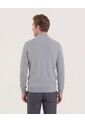 Saco Para Hombre Cuello Alto O Cuello Tortuga Color Gris  Marca Ostu #60330037 de Ostu