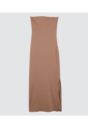 Vestido Para Mujer Manga Sisa Color Café  Marca Ostu #40170297