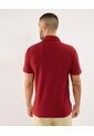 Polo Para Hombre Cuello Maquina Sin Bolsillo Color Vino Marca Ostu #60110848 de Ostu