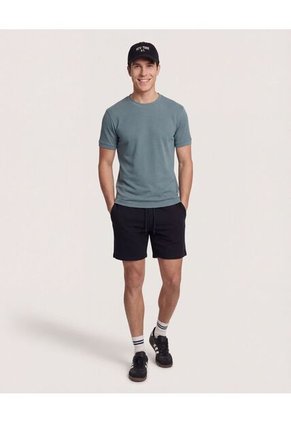 Bermuda  Para Hombre Jogger Corto Color Negro Marca Ostu #60100476