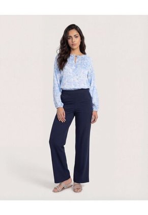 Pantalón  Para Mujer Moda Color Azul Marca Ostu #40070901