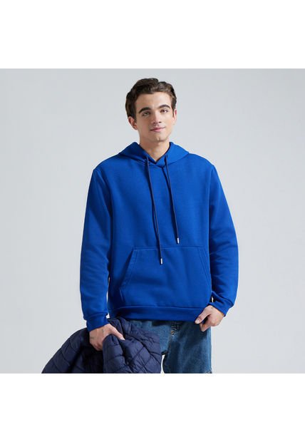 Buzo Para Hombre Hoodie Color Azul  Marca Ostu #60060298