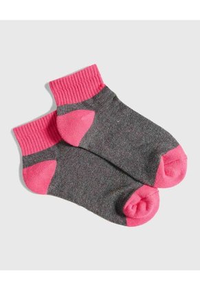 Medias Infantil Niña Tobillera Color Negro Marca Ostu #90980117