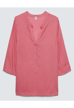 Blusa Para Mujer Manga 3/4 Color Rosado Oscuro Marca Ostu #40120832