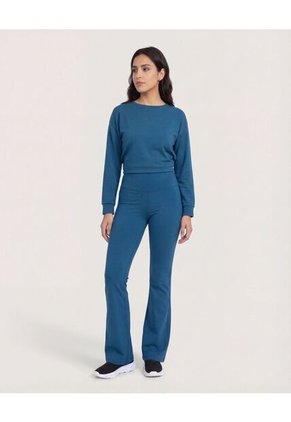 Leggins  Para Mujer Flare Color Azul Marca Ostu #40230650
